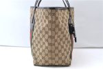 Auth GUCCI Jolie Web Sherry Line Tote Bag GG Canvas Enamel 211970 Brown 6644E Cheap