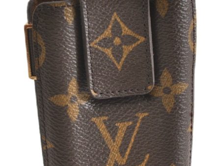 Authentic Louis Vuitton Monogram Etui TelePhone International PM M63064 LV 6129F on Sale