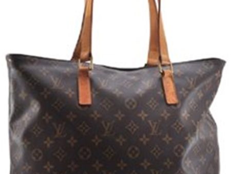 Auth Louis Vuitton Monogram Cabas Mezzo Shoulder Tote Bag M51151 LV Junk 0481F For Sale