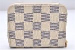 Authentic Louis Vuitton Damier Azur Zippy Coin Purse Wallet N63069 LV 7063E Online