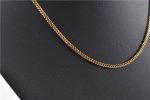 Authentic Christian Dior Gold Tone Chain Necklace CD 1384G Sale