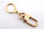 Authentic Louis Vuitton Charm Key Chain Anokre Gold M62694 LV 3804E For Cheap