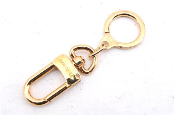 Authentic Louis Vuitton Charm Key Chain Anokre Gold M62694 LV 3804E For Cheap