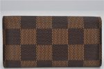 Authentic Louis Vuitton Damier Multicles 4 Key Case Holder N62631 LV 1444F For Sale