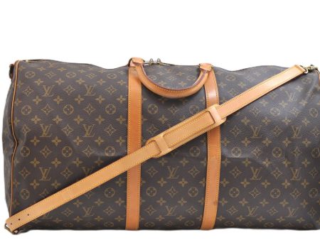 Authentic Louis Vuitton Monogram Keepall Bandouliere 60 M41412 Boston Bag 9365E Supply