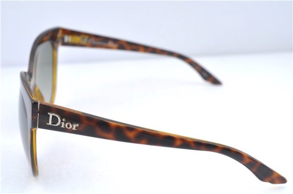 Authentic Christian Dior Tortoise Shell Sunglasses 791HA Plastic Brown CD J7489 Online now