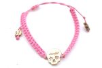 Authentic GaGaMILANO Anklet Skull Motif Canvas Pink Box J5456 Online Sale