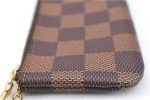 Authentic Louis Vuitton Damier Pochette Cles Coin Case Purse N62658 LV Box J2356 Fashion