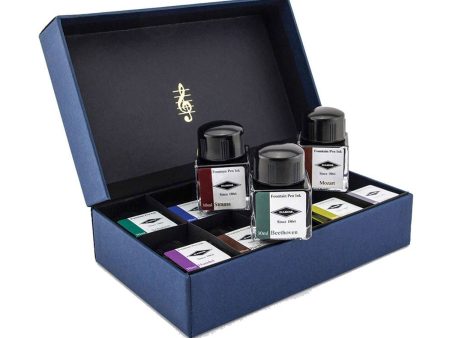 Diamine Set Of 10 Inks, Music (Assorted) - 30ml Each Supply