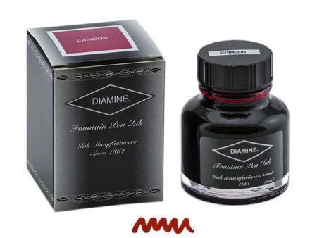 Diamine Crimson Ink Bottle - 30ml Fashion