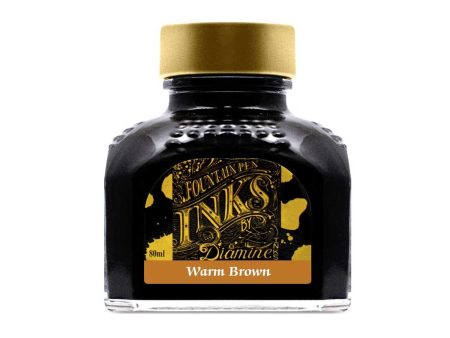 Diamine Warm Brown Ink Bottle - 80ml Online