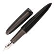 Diplomat Aero 14K Gold Fountain Pen - Black Fashion