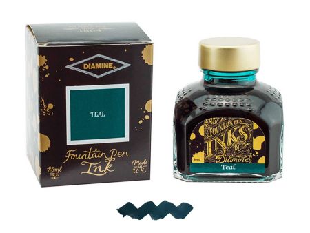 Diamine Teal Ink Bottle - 80ml Sale