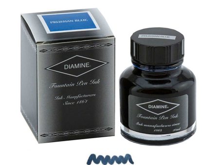 Diamine Prussian Blue Ink Bottle - 30ml Online now