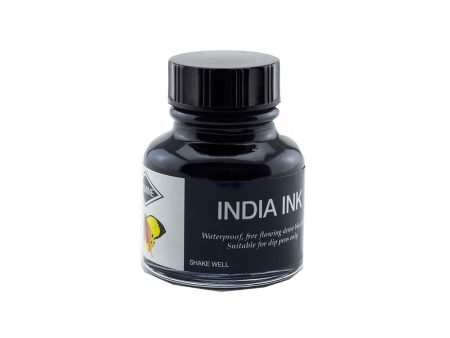 Diamine India Ink Bottle, India Black - 30ml Online now