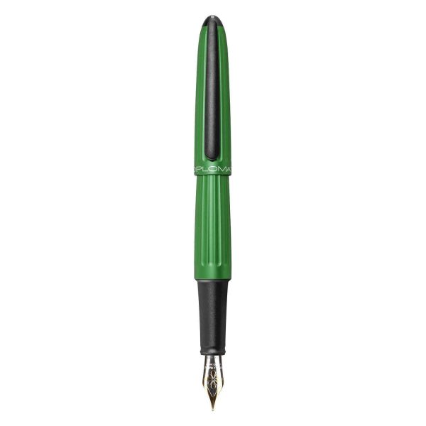 Diplomat Aero 14K Gold Fountain Pen - Green Discount