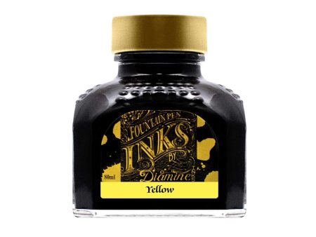 Diamine Yellow Ink Bottle - 80ml For Discount