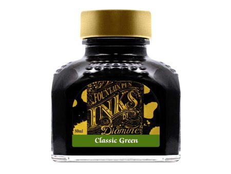 Diamine Classic Green Ink Bottle - 80ml Online Hot Sale