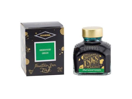 Diamine Sherwood Green Ink Bottle - 80ml Sale