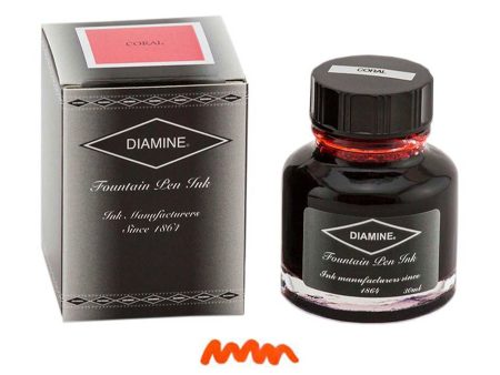 Diamine Coral Ink Bottle - 30ml For Discount