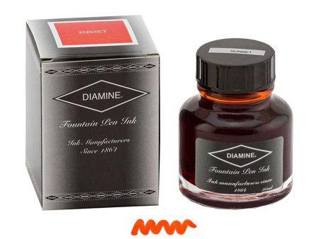 Diamine Sunset Ink Bottle - 30ml For Discount