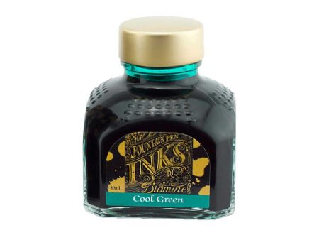 Diamine Cool Green Ink Bottle - 80ml Online now