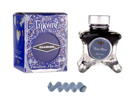 Diamine Inkvent Shimmer Ink Bottle, Snow Storm - 50ml For Sale