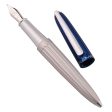 Diplomat Aero 14K Gold Fountain Pen - Blue Silver Online